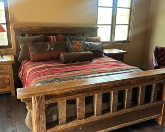 Rustic King Bed Frame $1000