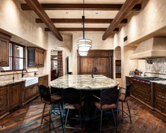 Four iron bar stools