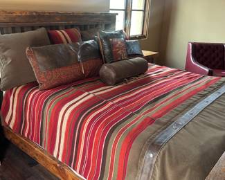 Custom made bedding Fronteir Outfitters over $2500 everything for $500!