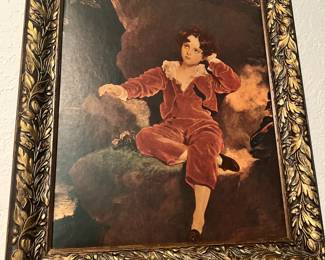 Framed Print "The Red Boy" after Sir Thomas Lawrence