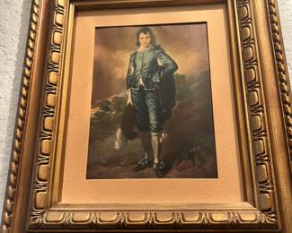  1939 Print "The Blue Boy" by Gainsborough