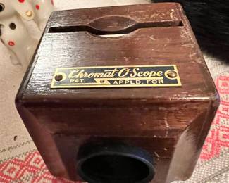 1940's Imperial Wood Chromat-O-Scope Slide Viewer 