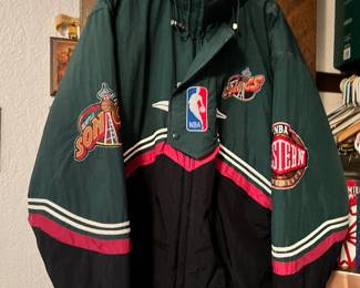 Seattle Sonics NBA Embroidered Coat