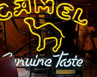 Camel Genuine Taste Tobacco Neon Light Up Sign