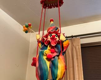 Cloth Swinging Clown Decoration