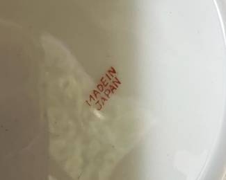 Hand Painted Japanese Dragon Design Teacup & Sacuer