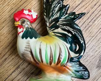 L&M Ceramic Rooster Figurine