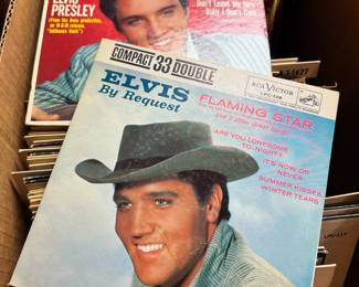 Assortment of EP 33 RPM Speed Vinyl Records