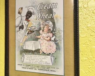 Framed Cream of Wheat - Little Miss Muffet Advertisement