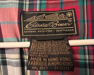 Eddie Bauer Teal Bomber Jacket