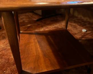 Lane Mid Century Two Tier Side Table