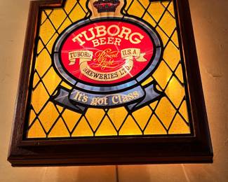 Tuborge Beer Light Up Sign