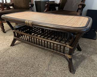Bamboo Rattan Wicker Coffee Table