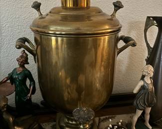 19th Century Brass Russian Samovar