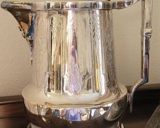 1854 JAS.Stimpson Silver Plate Pitcher