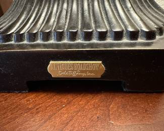 3-Way Dale Tiffany Vintage Roadshow Collection Enamel Lamp 