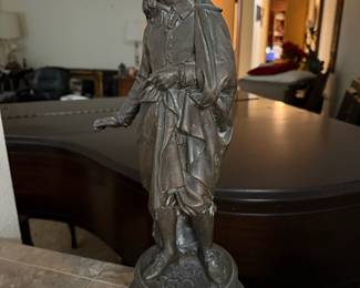 Bronze John Milton Sculpture