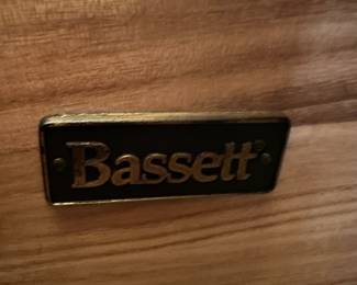 Bassett Louis Philippe Style Chest of Drawers and Nightstand