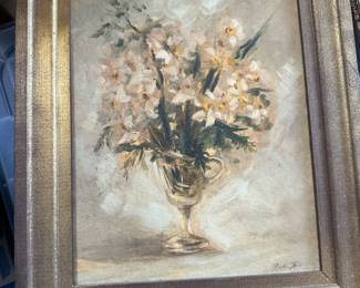 Still Life Painting of Floral Bouquet by Ruth Hill