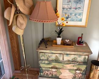 Brass coat rack; large selection of quality home decor.