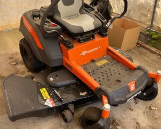 Husqvarna zero-turn mower with Kawasaki FR691V engine.