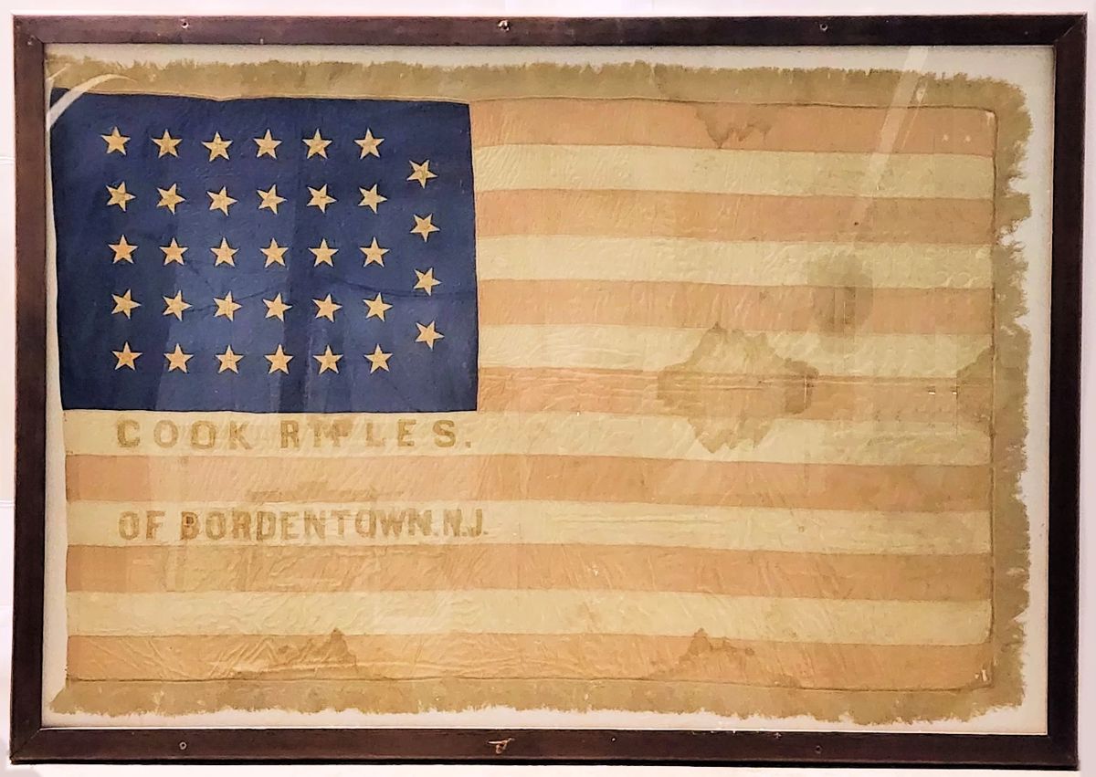 4th NJ Infantry Co A 34 Star Civil War Flag