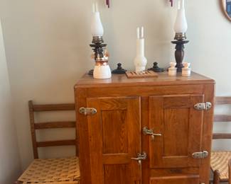 Ashmore antique ice box