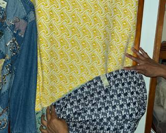 Vintage two-sided blanket