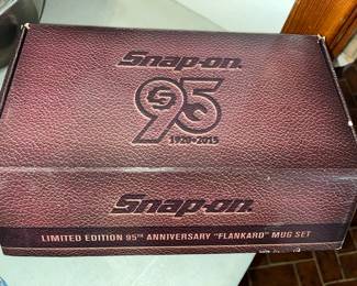 Snap-on 95th anniversary "Flankard" mug set in box!
