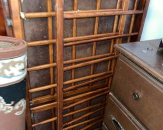 Vintage folding playpen