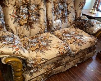Colonial style love seat