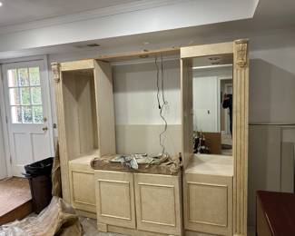 Entertainment System Unit in Lower Level