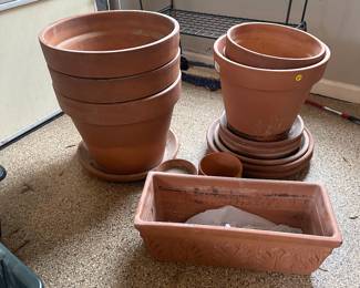Clay Pots Large Medium and Small