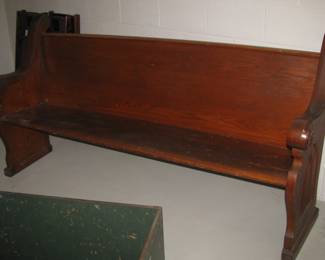 Church pew