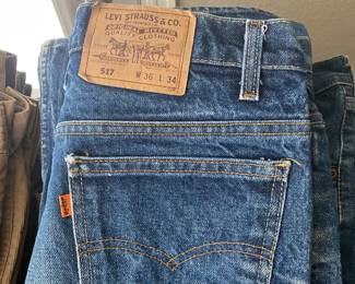 Orange Tab Levi's several pairs of with orange tab Levi's from the 90's orange tab jeans sedgefield jeans wrangler jeans 