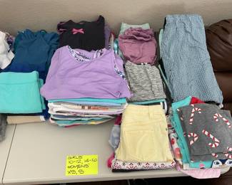 Clothing for men, women, children boys and girls