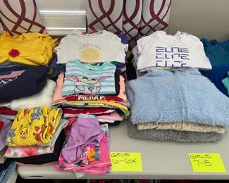 Clothing for men, women, children boys and girls