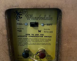 Wharfedale Model No 60.