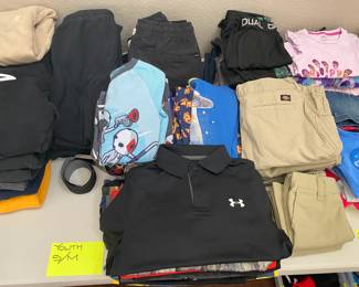 Clothing for men, women, children boys and girls