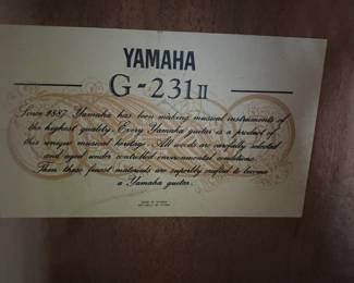 Yamaha G 231 II Guitar