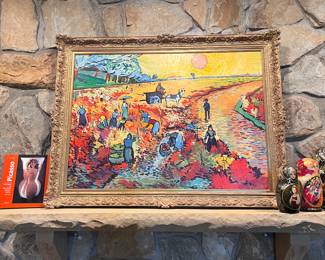 Beautifully framed oil painting