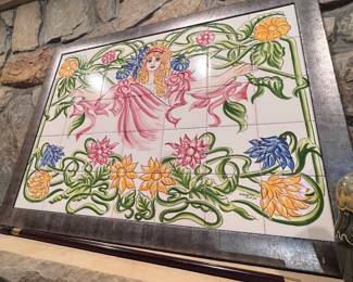 Painted tiles