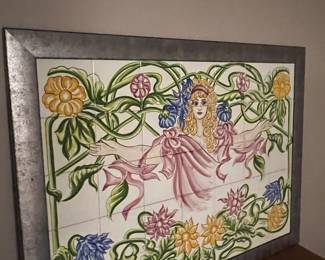 Hand painted tiles