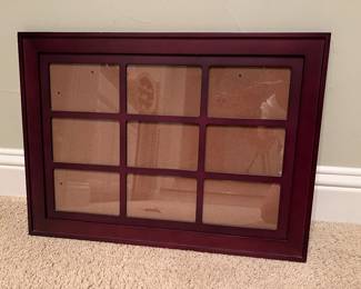 There are about eight of these multi picture frames