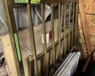 Brass bed