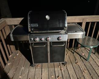 Weber grill one in garage one on deck off kitchen