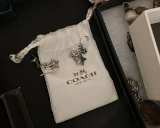 Coach earrings