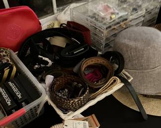 Belts ,scarves, bottoms,hats gloves