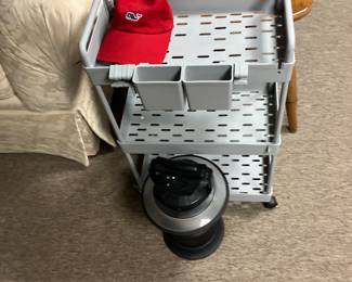 3 tier shelf with wheels