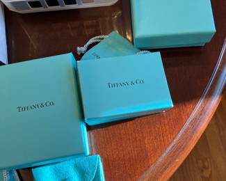 Tiffany and John hardy boxes